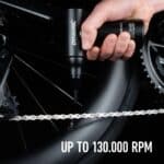 Dynamic AirForce Max with detail nozzle drying the rear derailleur and chain