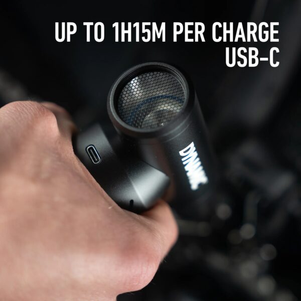 Dynamic AirForce Max USB-C charging port and rear air intake
