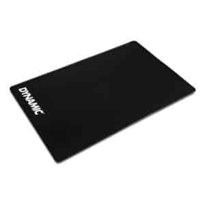 Dynamic Mat Max black silicone work mat with raised edges