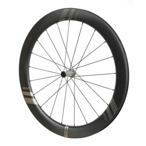 Side profile of a Farsports EVO C4 carbon wheel showing the 45mm rim depth