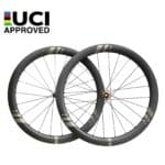 Farsports 2026 EVO C5 50mm carbon disc brake wheelset, front and rear pair, UCI approved