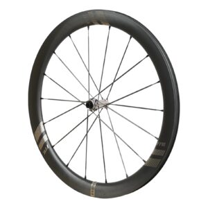 Farsports EVO S5 carbon front wheel with T-head carbon spokes and a plain hub
