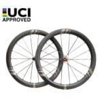 Farsports 2026 EVO S5 carbon spoke disc brake wheelset, front and rear pair, UCI approved