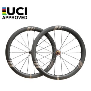 Farsports 2026 EVO S5 carbon spoke disc brake wheelset, front and rear pair, UCI approved