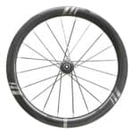 Farsports Ultimate EVO S5 front wheel with 20 bladed carbon spokes and a plain hub