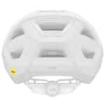 Rear view of the uvex Traqa Mips helmet with the uvex 3D IAS 2.0 adjustment dial and Mips badge