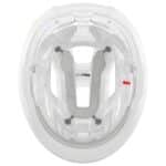 Inside view of the uvex Traqa Mips helmet showing the Mips Evolve Core low-friction layer and padding