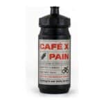 Café du Cycliste Bidon Pain 550 ml, black bottle with CAFÉ X PAIN print
