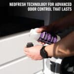 Measuring a cap of Dynamic Washcraft Pro: Neofresh technology for long-lasting odour control