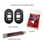 Bar brackets, Loctite and anti-seize included with the FastTT 2.1 aero bar