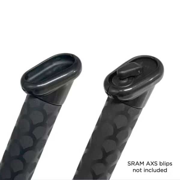 FastTT SRAM AXS blip cradles fitted in the ends of aero extensions
