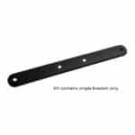 FastTT Twin Stack BTA Bracket on its own, black anodised aluminium bar with pre-threaded holes; kit contains one bracket