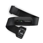 Garmin HRM 200 heart rate monitor, size M-XL, with the module clipped onto the soft chest strap