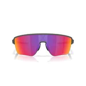 Oakley Corridor SQ front view showing the semi-rimless shield and Prizm Road lens