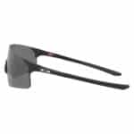 Side profile of Oakley EVZero Blades showing the matte black O Matter temple and Oakley icon