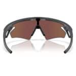 Inside view of the Oakley Sphaera Slash Matte Carbon frame and Prizm Deep Water Polarized lens