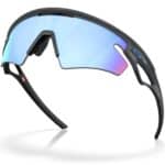 Oakley Sphaera Slash Matte Carbon with Prizm Deep Water Polarized lens, view from above