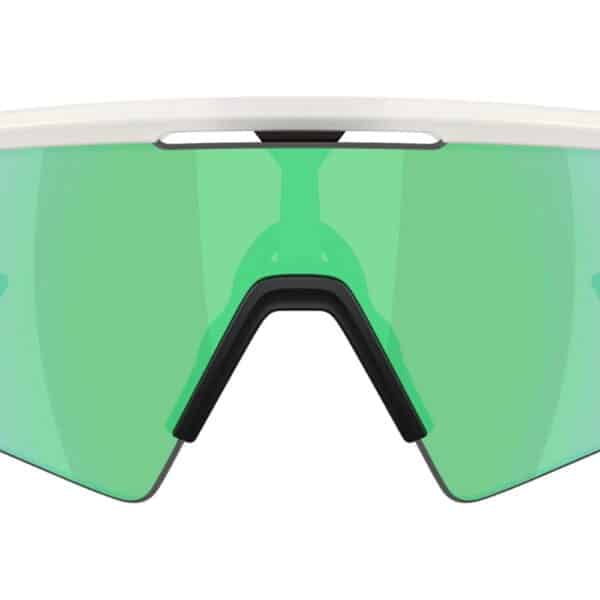 Close-up of the front vent and bridge on the Oakley Sphaera Slash Matte Vapor frame