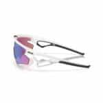 Oakley Sphaera Slash Matte Vapor, side profile of the frame and arm with earsock