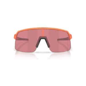 Oakley Sutro Lite S Matte Transparent Ginger with Prizm Dark Golf shield lens, front view