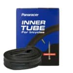 Panaracer Standard inner tube with Presta valve, shown with its blue Panaracer box