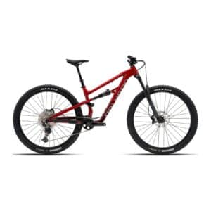 Polygon Siskiu T7 29-inch full-suspension trail bike (UDH) in Candy Red, drive-side view
