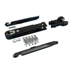 PRO Integrated mini tool parts: ratchet, bits, chain breaker and two tyre levers