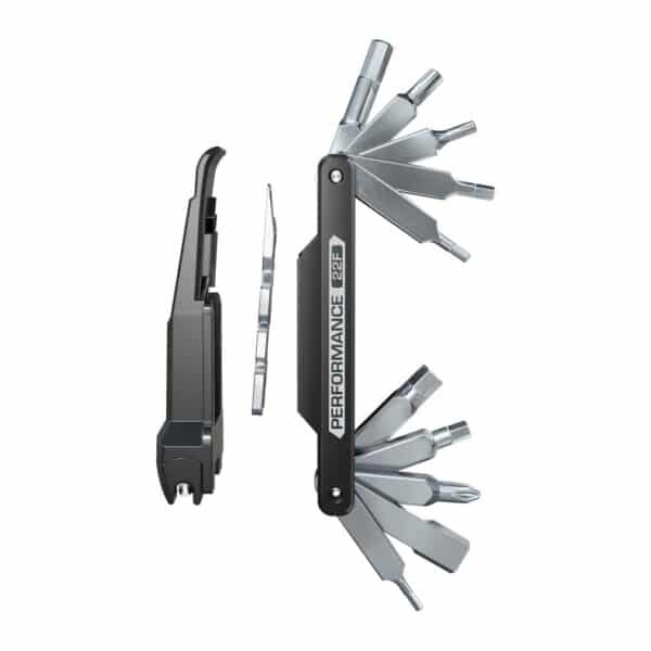 PRO Performance 22-function mini tool, side view, 12-speed chain tool