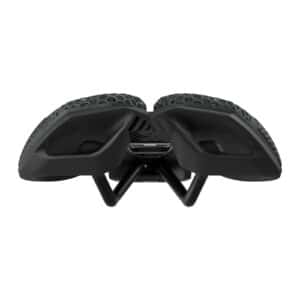 PRO Stealth 3D Team saddle from behind showing the carbon rails
