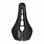 PRO Stealth Curved Team saddle from above with anatomic fit recess