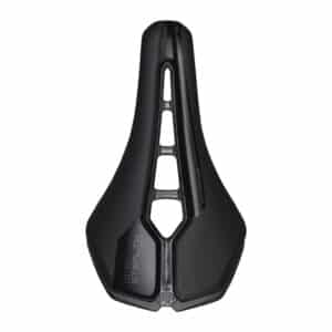 PRO Stealth Curved Team saddle from above with anatomic fit recess