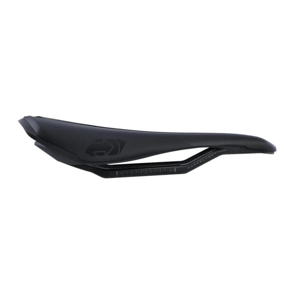 PRO Stealth Superlight saddle with integrated carbon rails, side view