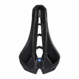 PRO Stealth Superlight saddle from above with wide anatomic cut-out
