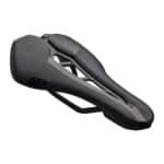 PRO Stealth Team carbon-rail road saddle, three-quarter view