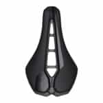 PRO Stealth Team saddle from above with wide nose and anatomic recess