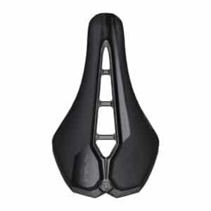 PRO Stealth Team saddle from above with wide nose and anatomic recess