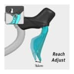 Shimano ST-R7170 lever reach adjustment diagram