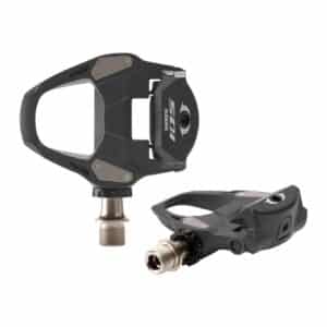 Shimano 105 PD-R7000 SPD-SL carbon road pedals, pair, three-quarter view