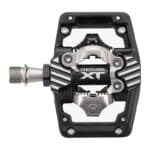 Shimano Deore XT PD-M8220 SPD trail pedal from above with SPD mechanism and cage