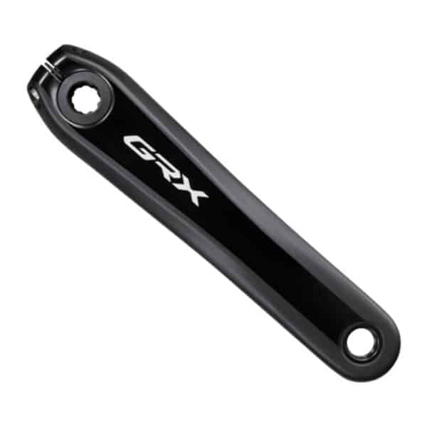 Shimano GRX FC-RX820-2 crankset, non-drive-side crank arm with GRX logo