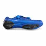 Shimano SH-RC910 blue road shoe sole profile and carbon heel cup