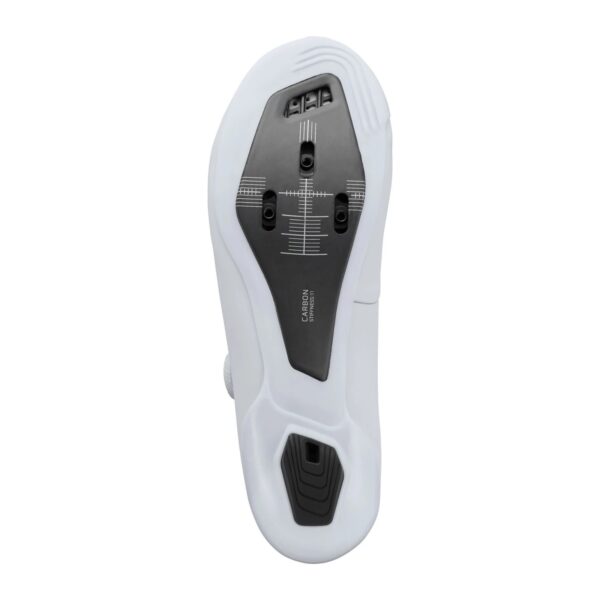 Shimano SH-RC810 low-stack carbon sole with SPD-SLR cleat mount and replaceable heel pad