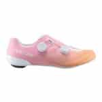 Shimano SH-RC810 road cycling shoe in peach, outer side