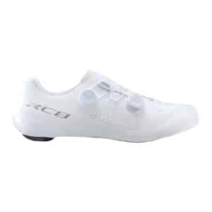 Shimano SH-RC810 road cycling shoe in white, outer side with two BOA Li2F dials
