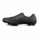 Inner side of the Shimano SH-XC503 shoe, black synthetic leather upper