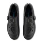 Shimano SH-XC503 shoes from above, BOA L6C dial and surround-wrap upper