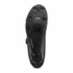Sole of the Shimano SH-XC503 with ULTREAD rubber outsole, SPD cleat pocket and toe spike mounts