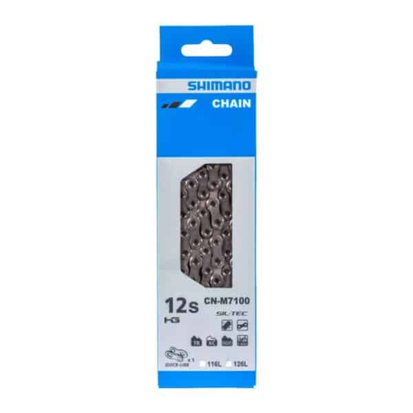 Shimano CN-M7100 12-speed chain in its Shimano retail box