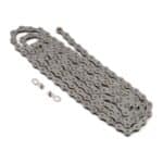 Shimano SLX CN-M7100 12-speed chain laid out with its Quick-Link connector