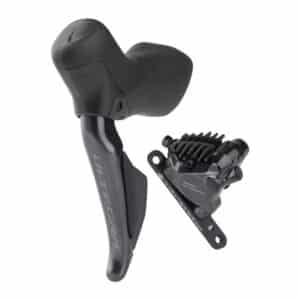 Shimano Ultegra Di2 ST-R8170 left lever with BR-R8170 front flat mount disc brake
